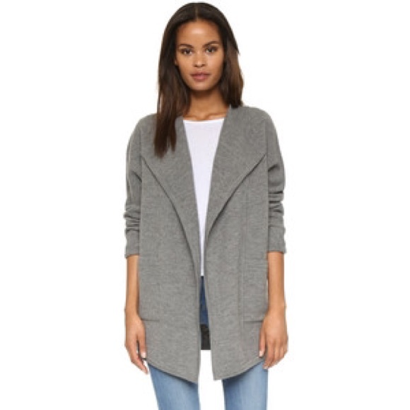 Madewell oversize sweater coat jacket xs/s gray - Picture 4 of 4